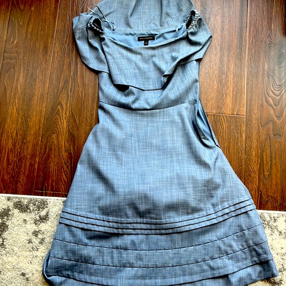 Beautiful off the shoulder denim dress